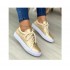 Fashion Printing Platform Casual Shoes Women Plus Size Comfortable Sneakers High Quality Pu Ladies Walking Style Shoes