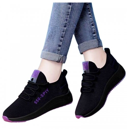 Customizable Breathable Women's Mesh Insole Sports Sneakers