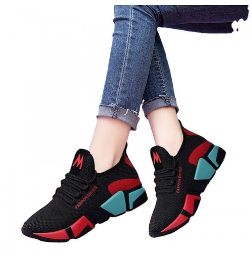 2024 New Fashion Lightweight Breathable Anti-skid Women's Flat Casual Sneakers